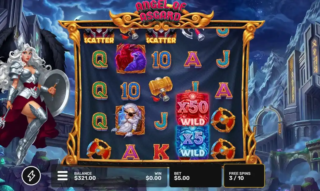 Angel of Asgard Free Spins